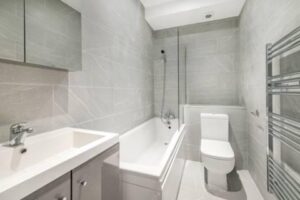 luxury bathroom white